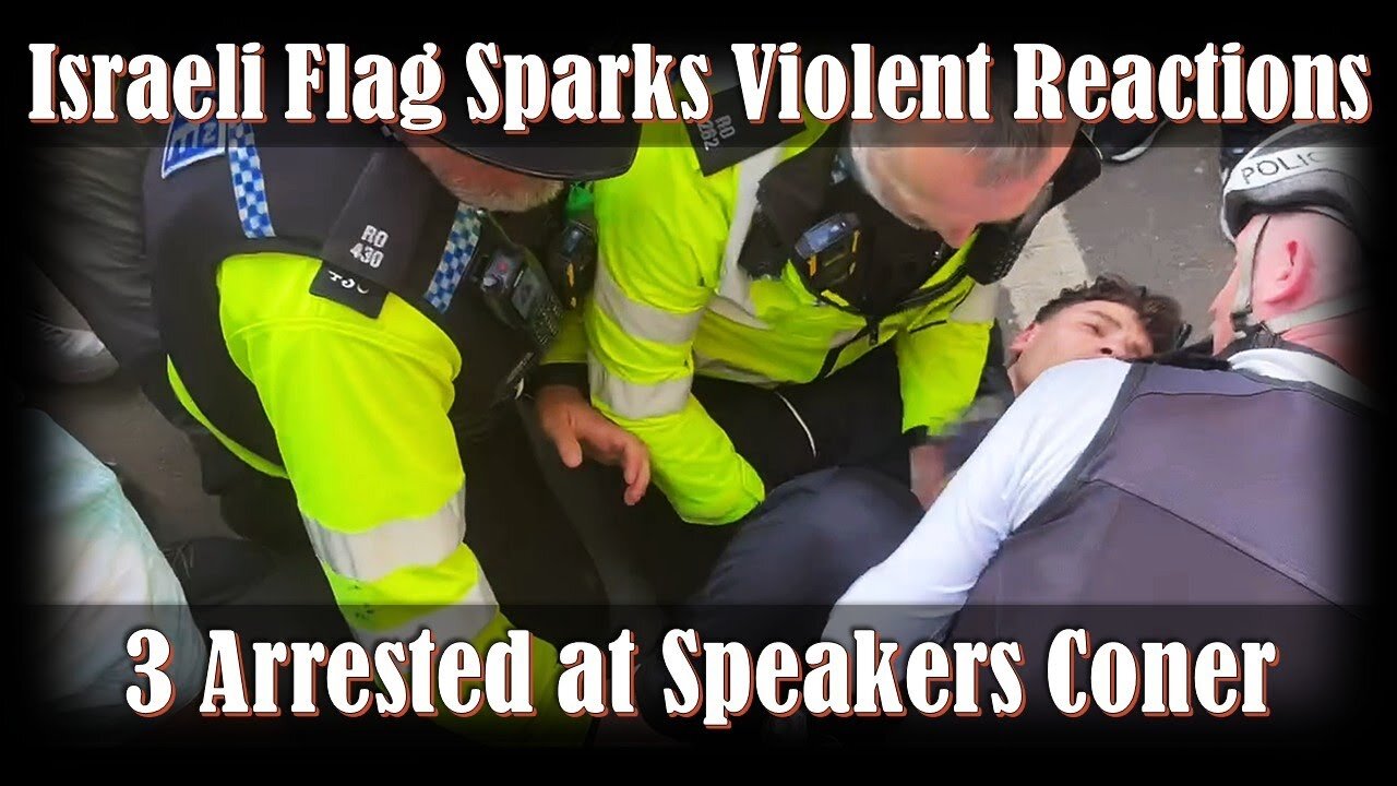 Israeli Flag SAVAGED Full Video - Multiple ARRESTS