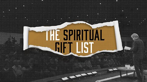 Spiritual Gift List