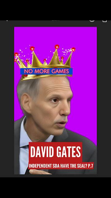 @DavidGates!! Do his independent churches Sda receive the seal of God? #independentchurches