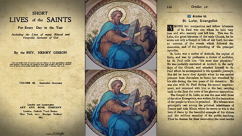 St Luke - Evangelist {October 18} 📖🎧