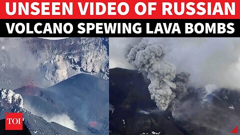 600 Years Silent, Then THIS: Rare Footage Shows Russian Volcano Erupting Lava Bombs On Cam!