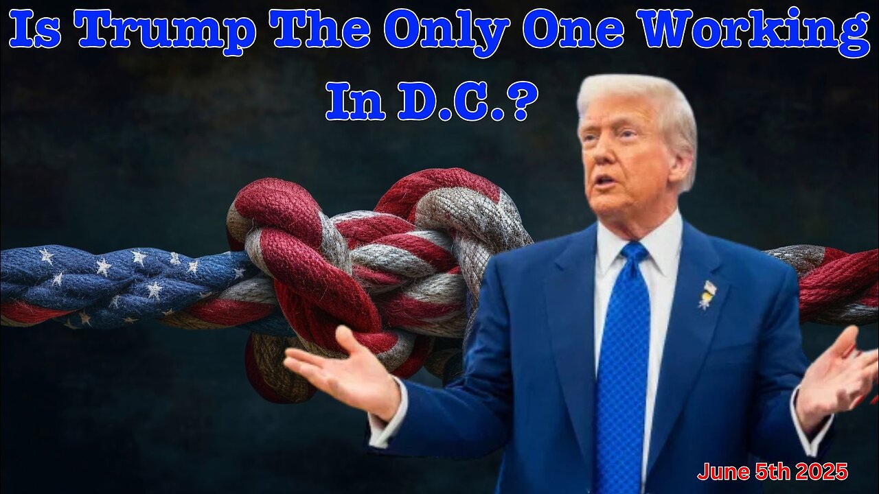 Is Trump The Only One Working In D.C.?