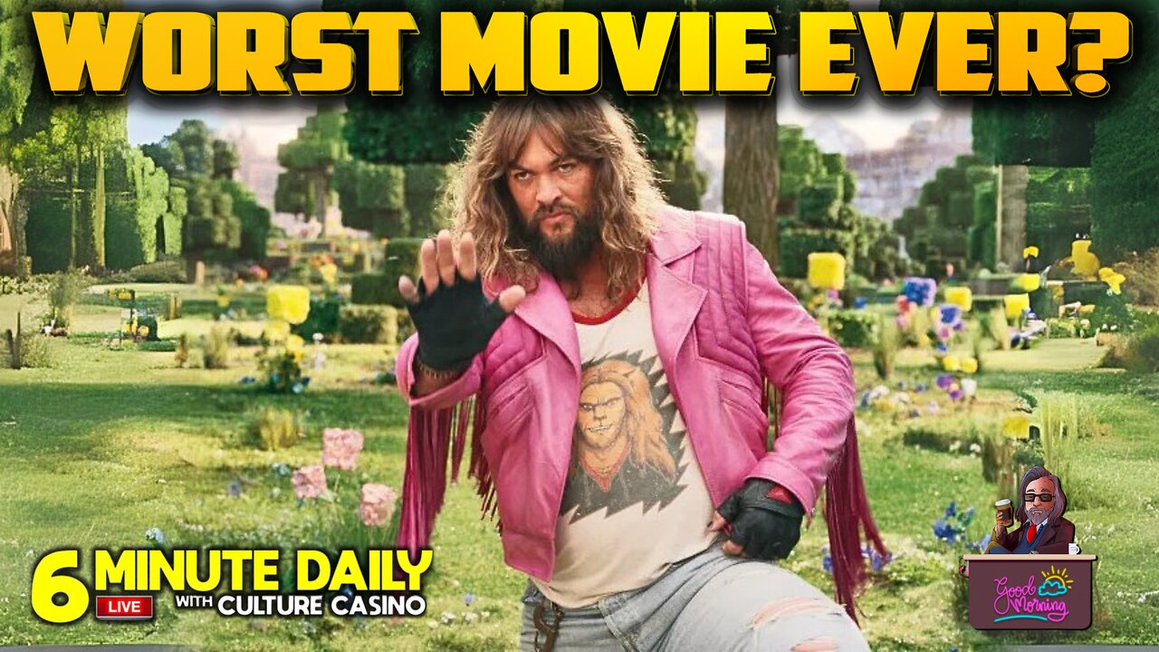 Reviews Say Minecraft is HORRIBLE? Worst Movie Ever? - 6 Minute Daily - April 3rd