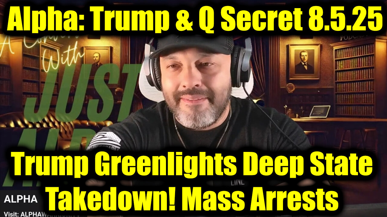 Mass Arrests. 8-25-25-AT-2PM-CST-30A-EST #TRUTH