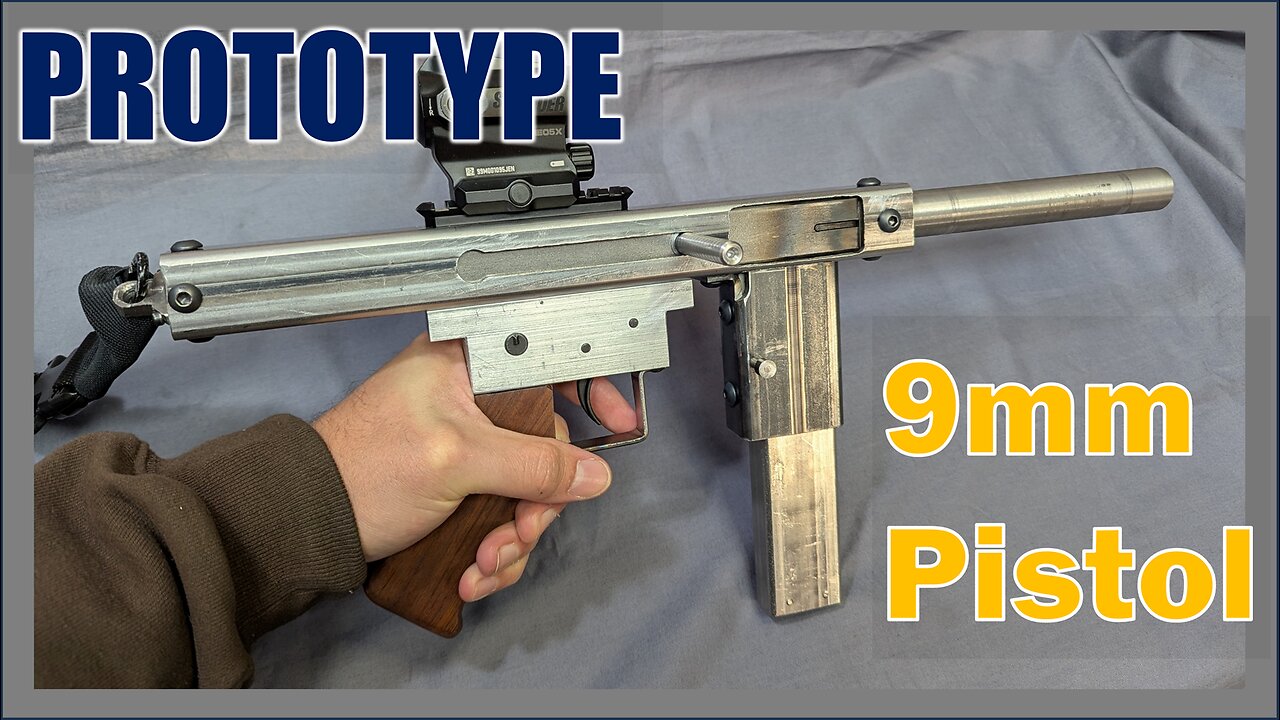 Prototype 9mm Pistol – Direct Blowback