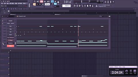 Electronic music with trap jam session