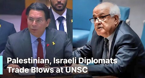 Palestine, Israel Envoys Clash at UN Security Council Heated Debate on Gaza After Ceasefire