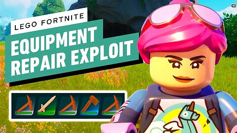 Lego Fortnite - Repair Weapons and Equipment Easily With This Exploit (Lego