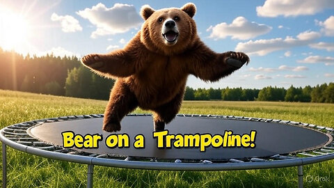 Bear on a Trampoline? 🐻😂 Funniest Animal Bounces Ranked!