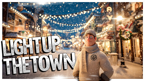 Decorating The ENTIRE Town! // Light Up The Town