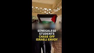 SENEGALESE STUDENTS CHASE OFF ISRAELI ENVOY