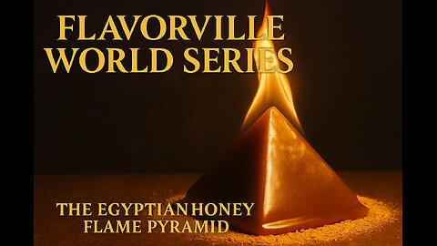 🔥 The Egyptian Honey Flame Pyramid | Caramel Sand & Spice Smoke | FlavorVille™ World Series