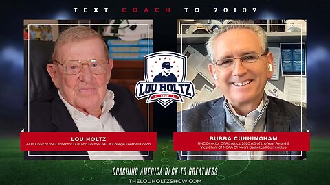 The Lou Holtz Show S2 EP12 | Bubba Cunningham on Culture, College Sports & Leadership #podcast