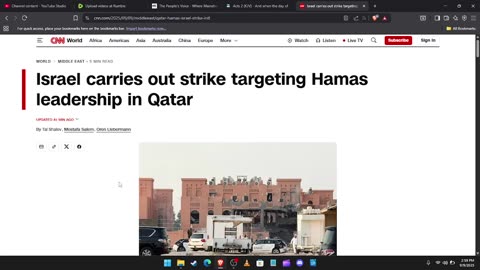 QUICK UPDATE: ISRAELSTRIKES QATAR #news #prophecy #endtimes #lastdays #israelites #ww3