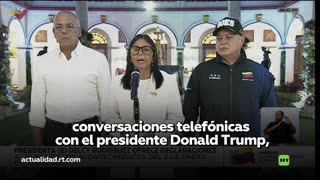 Delcy Rodríguez: "Históricamente, hay vínculos entre Venezuela y EE.UU."