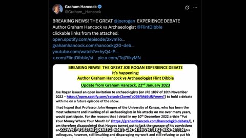 The Great Big Pseudoarcheology Debunk (Graham Hancock, Dan Richards, Jimmy Corsetti) (Dutch/NL Subs)