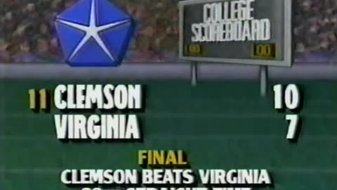 WTBS Plymouth College Football Update from 9/24/88 w/Troy Aikman, Barry Sanders & Emmitt Smith