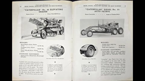 1937 Caterpillar Tractor Catalog