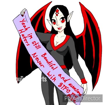 Oc speedpaint vampire with sarcasm