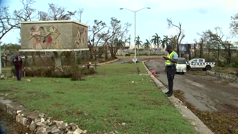'I want to go home': tourists hang on in storm-ravaged Jamaica