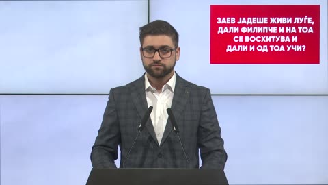 Манасиевски: Заев јадеше живи луѓе, дали Филипче и на тоа се восхитува и дали и од тоа учи?