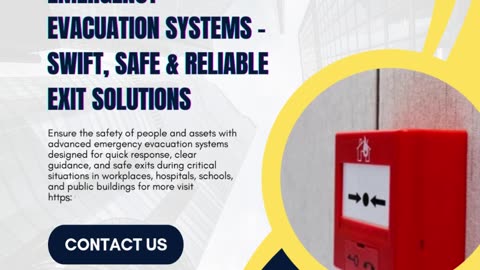 Emergency Evacuation Systems – Swift, Safe & Reliable Exit Solutions