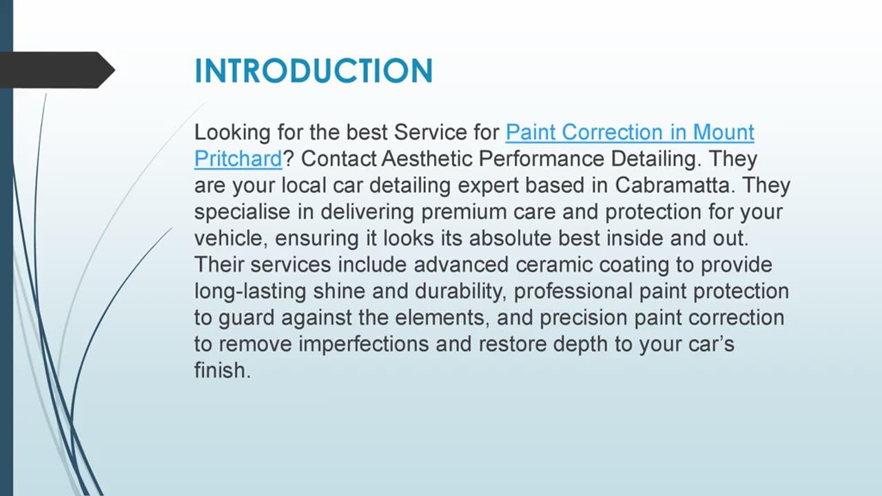 Best Service for Paint Correction in Mount Pritchard