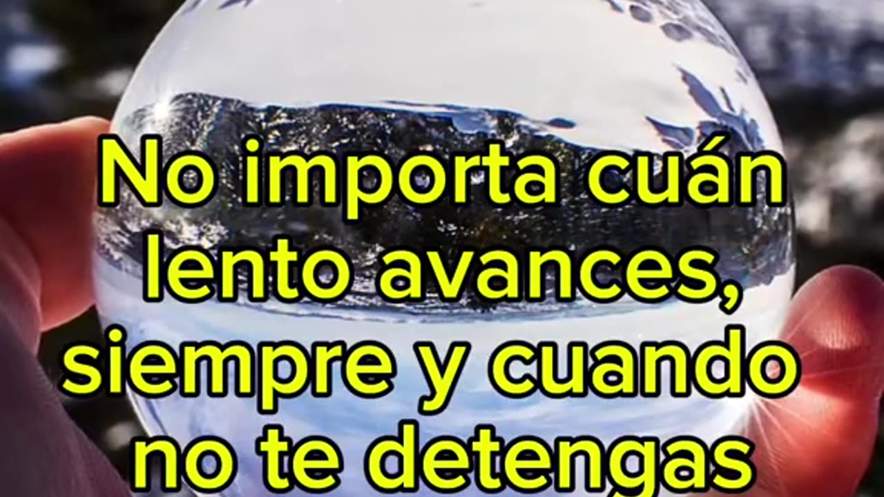 ✨No Importa cuán Lento Avances🚀Siempre y cuando no te detengas #shorts #viralshorts #motivation