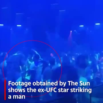 Conor McGregor knocked out a club visitor