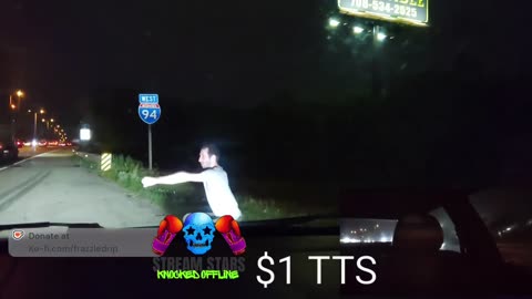 Frazzledrips's insane Kick CP deliveries on the road (2) | Stream Stars: Knocked Offline