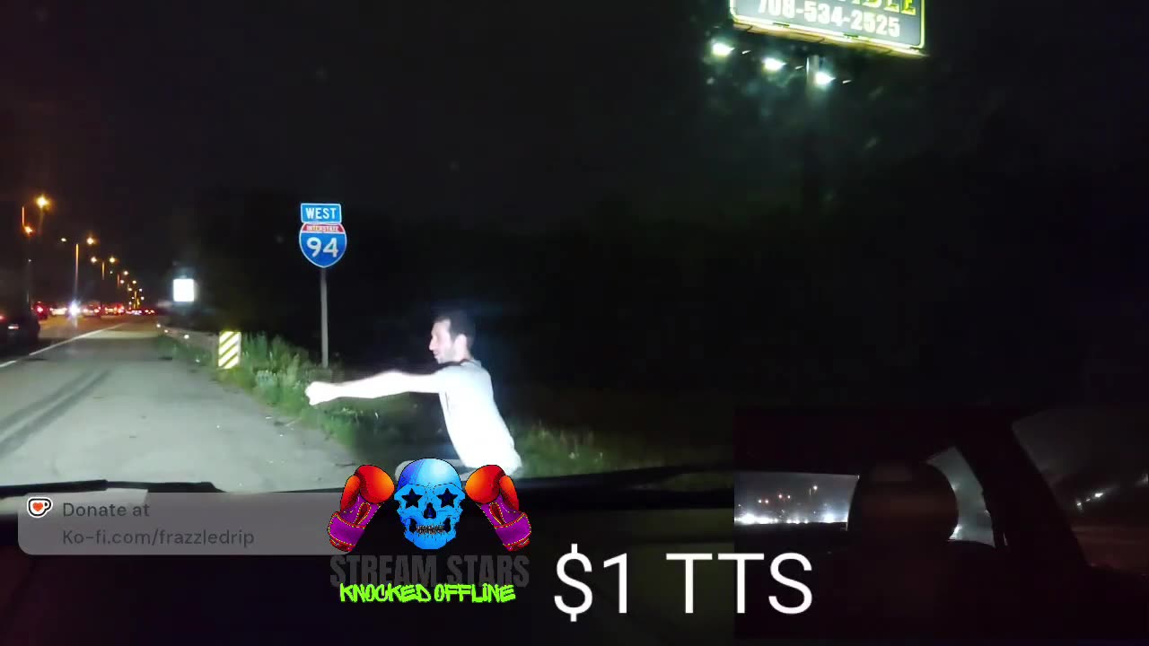 Frazzledrips's insane Kick CP deliveries on the road (2) | Stream Stars: Knocked Offline