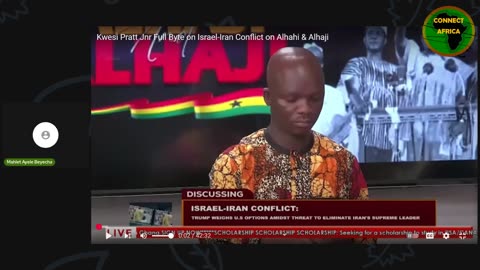 KWESI PRATT JNR ANALYSES ISRAEL-IRAN CONFLICT FROM AFRICAN PERSPECTIVE