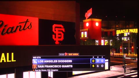 MLB The Show: San Francisco Giants vs Los Angeles Dodgers (S15 G160)
