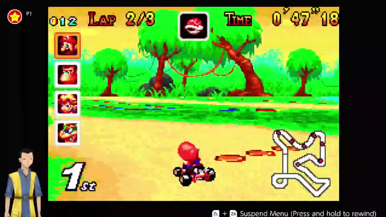 Mario Kart Super Circuit (GBA-SOs) day 9