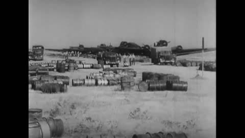 Luftwaffe Junkers Ju 52 transports and Ju 88 bombers in action near Stalingrad in the Summer of 1942