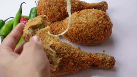 Chicken Cheese Drumsticks,Crispy Fried Chicken