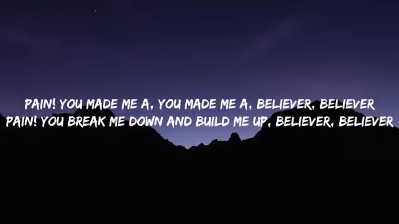 Imagine Dragons - Believer (Lyrics)