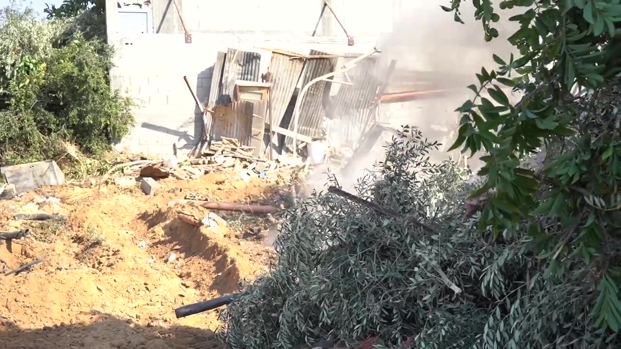 UNDERGROUND TUNNELS FOUND IN SCHOOL GAZA