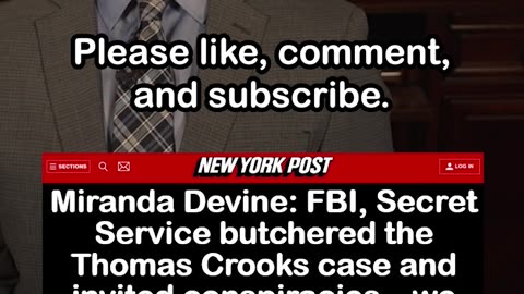 FBI Said No Ideology — New Report Says Otherwise about Thomas Crooks