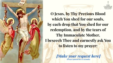Novena to the Precious Blood of Jesus