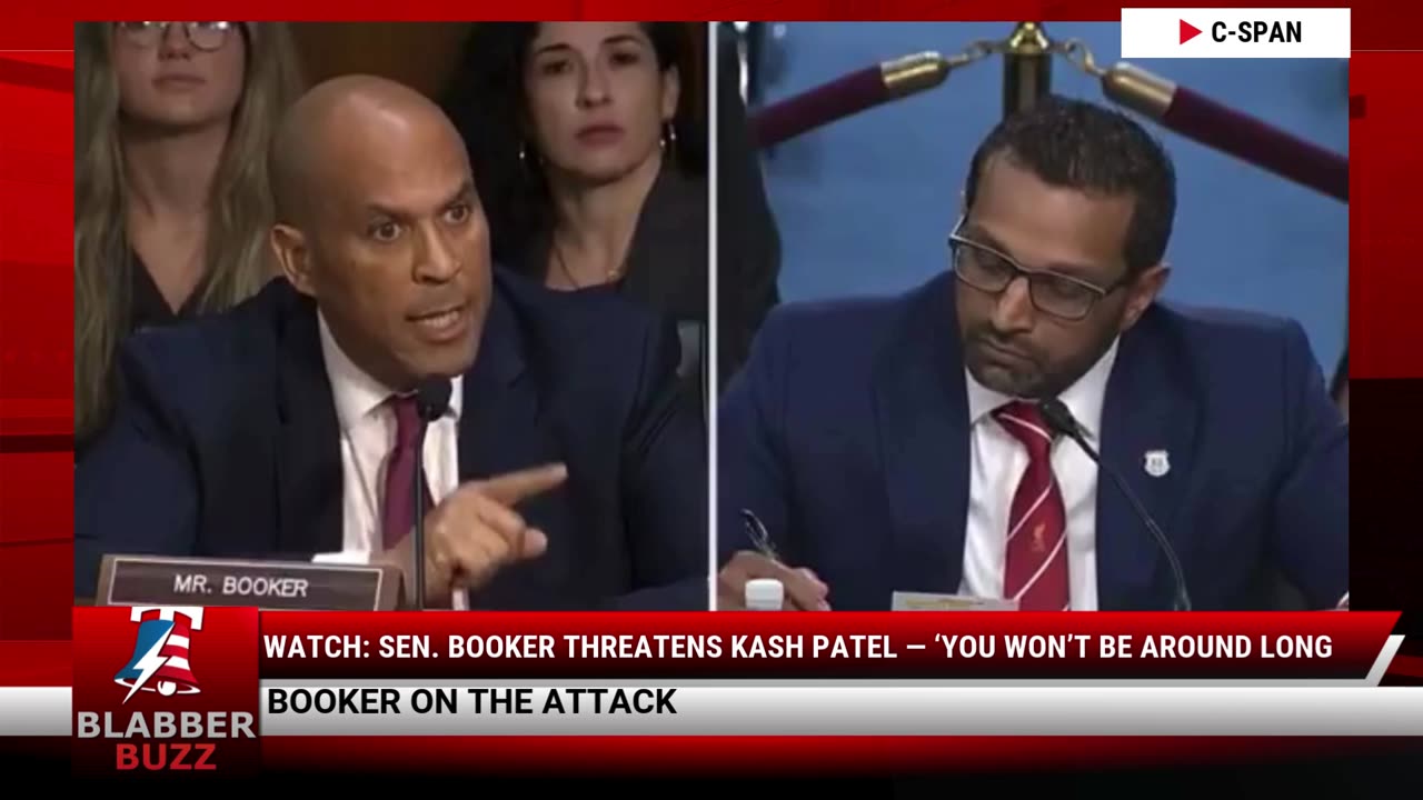 Watch: Sen. Booker Threatens Kash Patel — ‘You Won’t Be Around Long