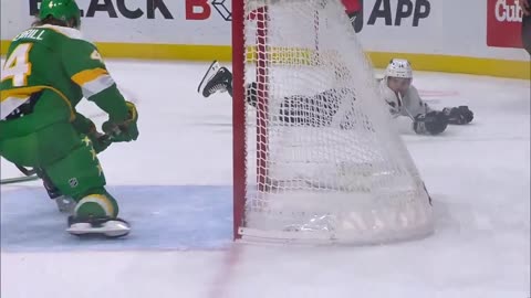 NHL - JON MERRILL SAVES A SURE GOAL!! 😱