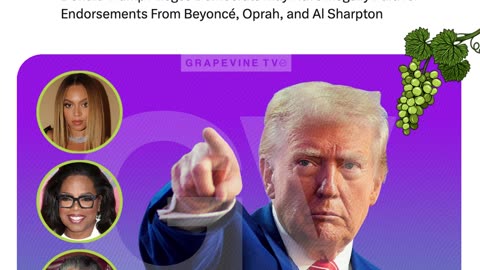 Donald Trump Alleges Dems Have Illegally Paid for Endorsements From Beyoncé, Oprah, and Al Sharpton