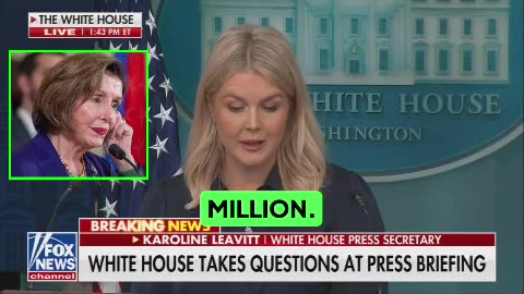 Karoline Leavitt goes directly after Nancy Pelosi: