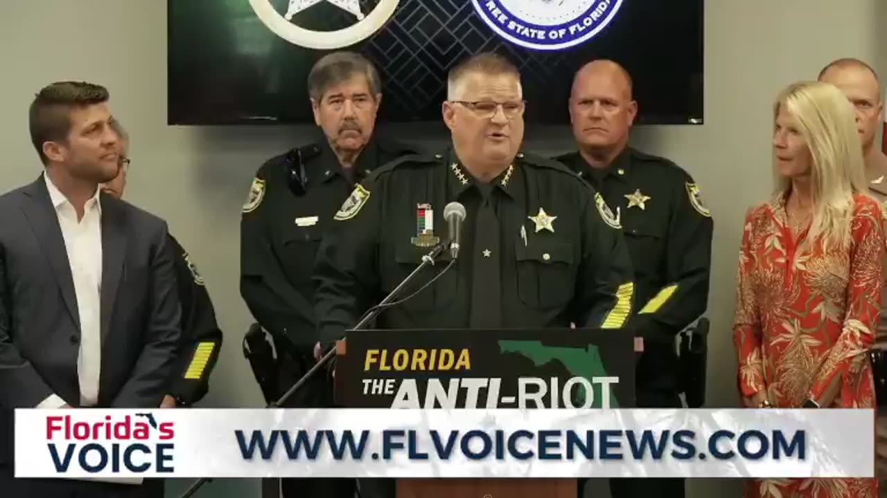 FLORIDA SHERIFF: “If you throw a brick, a firebomb, or point a gun...