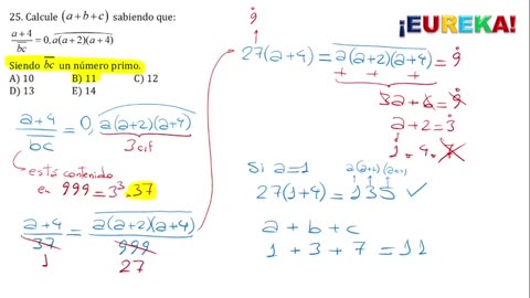 EUREKA CICLO PARALELO | Semana 17 | Aritmética S1