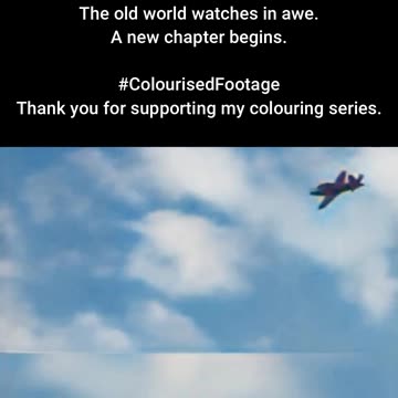 Pioneering British Gloster Jet Flight #ColourisedHistory-1