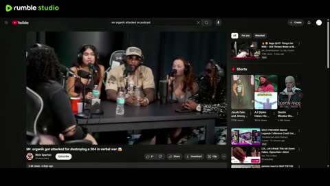 mr organik attacked on podcast