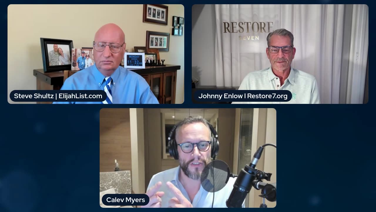 9.6.25 Steve Shultz, Johnny Enlow, Calev Myers. Live From Israel.