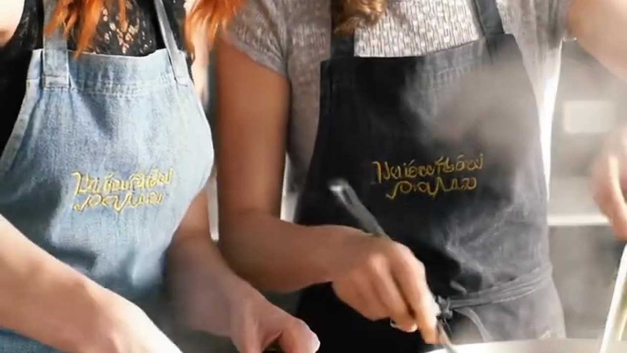 women cooking chicken broth. #recipes #food #foodie